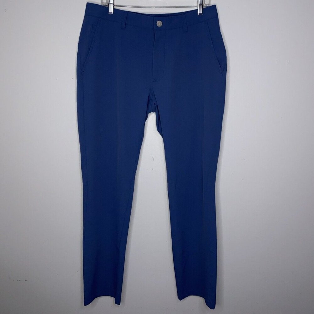 Bonobos Pants Mens 34X32 Blue Chino Performance Stretch Preppy Golf Lightweight